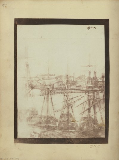 The Harbour at Rouen by William Henry Fox Talbot